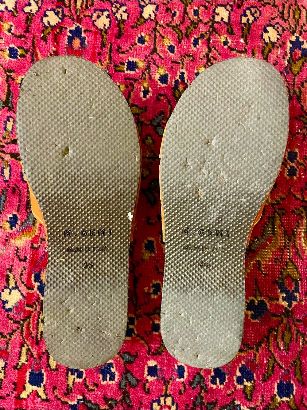 M. Gemi Tan Leather Sandals size 6 - Picture 6 of 6